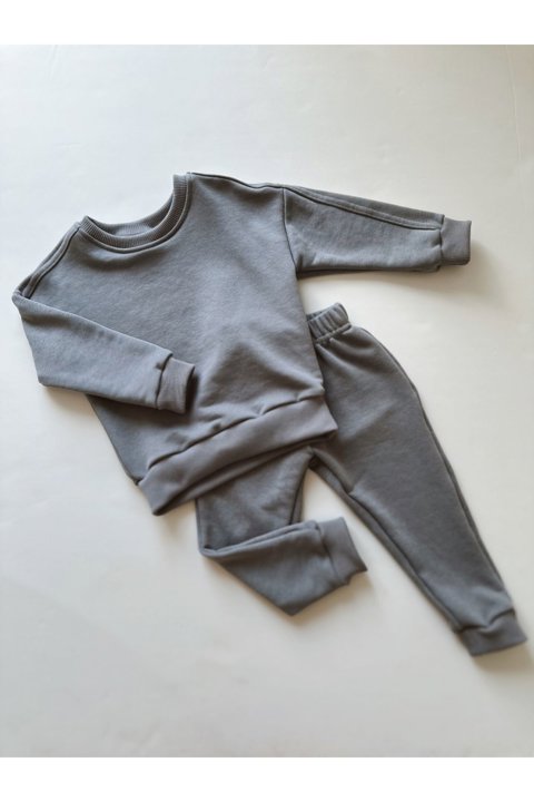 Kız Ve Erkek Bebek Çocuk Alt Üst Eşofman Takımı Sweatshirt & Jogger 1-7 Yaş (Unisex) 