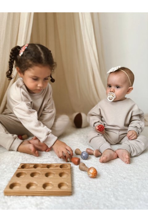 Kız Ve Erkek Bebek Çocuk Alt Üst Eşofman Takımı Sweatshirt & Jogger 1-7 Yaş (Unisex) 