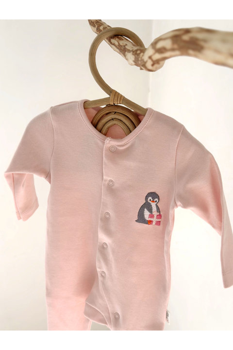 Uzun Kollu Bebek Tulum Aç Kapa Patikli %100 Pamuk Ekstra Yumuşak Doku Oeko-Tex Sertifikalı (Unisex) 