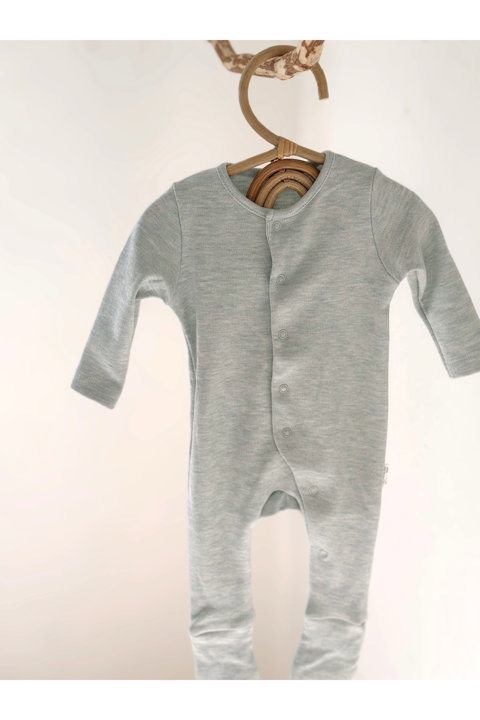 Uzun Kollu Unisex Bebek Tulum Aç Kapa Patikli %100 Pamuk Ekstra Yumuşak Doku Oeko-Tex Sertifikalı (Unisex) 