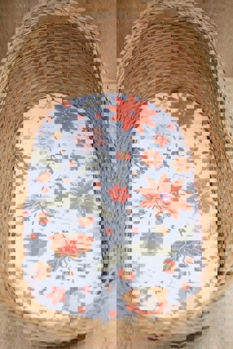 Yaz Çiçeği Müslin Örtü 75X95 Cm / Renkli