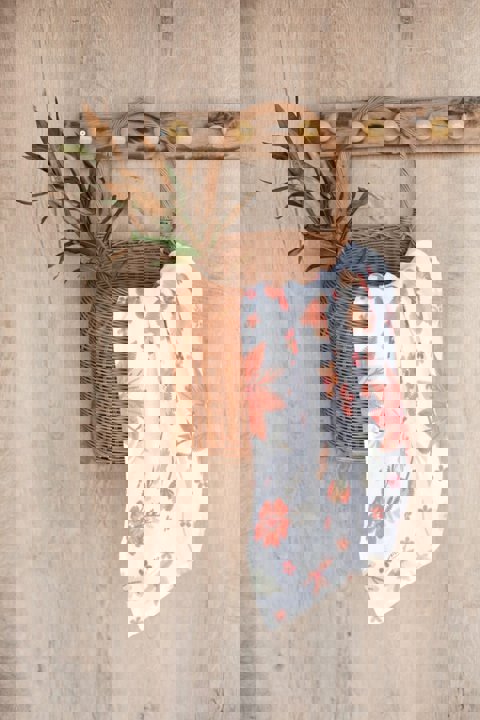 Yaz Çiçeği Müslin Örtü 75X95 Cm / Renkli