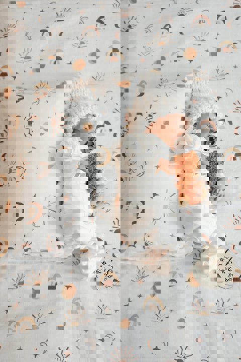 120X120Cm Organik Müslin Örtü, Yastık Kılıfı Ve Müslin Çanta Seti / Gökyüzü