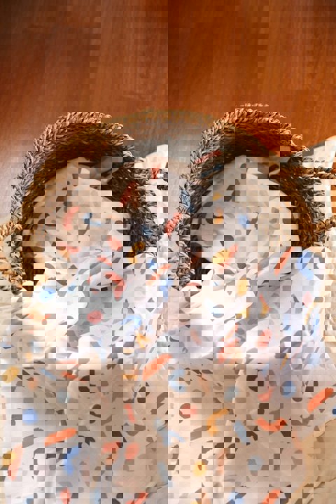 Pastel Müslin Örtü 75X95 Cm / Renkli