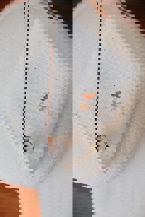 Goose Özel Tasarım 4 Katlı Müslin Bebek & Çocuk Battaniye 95X95Cm Ekru Zemin / Renkli